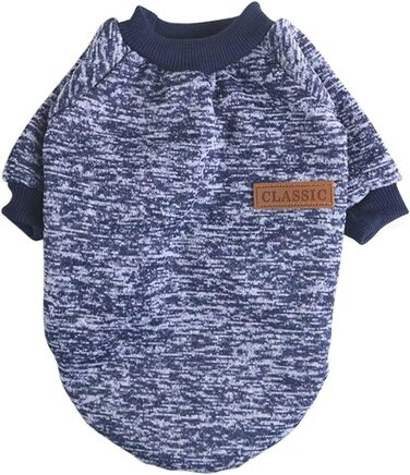 Теплий собачий светр для осені/зими (Морська хвиля, XS)