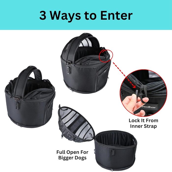 Трансформер-переноска для собак: переноска-автокрісло, переноска для котів, переноска для маленьких собак (сертифікована CPS 5 зірками)