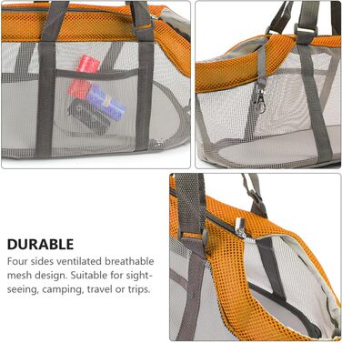 Переноска для котів та собак UKCOCO з нейлону, дихаюча, з подушкою для подорожей