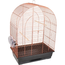 Клітка для папуг Flamingo Klara 2, мідна, 45x28x62.5 см