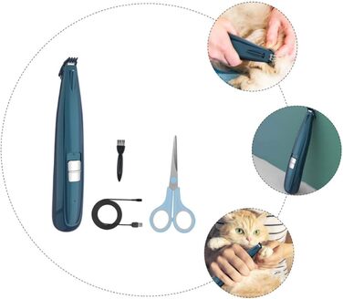 Електричний триммер для кігтів котів та собак, акумуляторний, безпечний для тварин, для професійного та домашнього використання