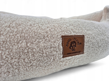 Ліжко-диван для собак Odol-Plusz, рожеве, прямокутне, розмір L 95x75 см