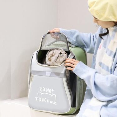 Транспортна переноска для кота та собаки PJDDP Rosa - рюкзак для тварин з сітчастими вікнами, рожевий