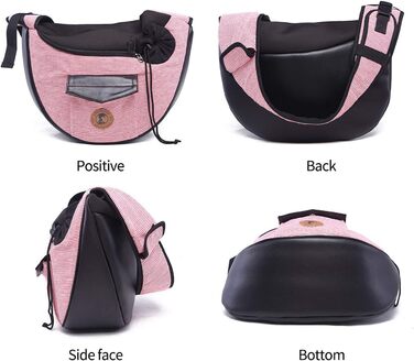 PETCUTE Сумка-переноска для собак та котів - Браун. Ідеальна для подорожей, прогулянок та активного відпочинку.