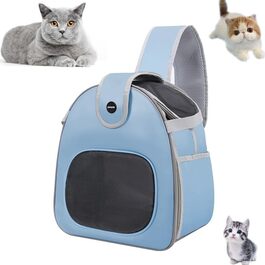 SOLAPOLLO переноска для тварин через плече, сумка-переноска для маленьких тварин до 9 кг, для цуценят, котів, для подорожей, піших прогулянок, кемпінгу (блакитна)