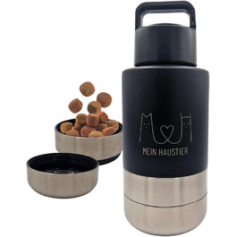 TravelBuddy 3-в-1: Поїлка для собак з мискою - витоків не буде | Для подорожей та прогулянок