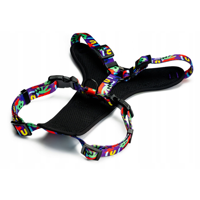 Шлейка Guard Comfort Neon Bone | 4Funky | Регульована, для малих собак (розмір S)
