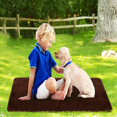 Килимок для собак Yolispa: велике ліжко-матрац для собак, водонепроникний, для дому, вулиці, кемпінгу та подорожей (зелений)