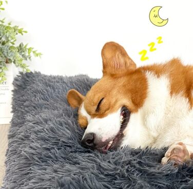 М'яке ліжко для собак, корзина для домашніх тварин, ліжко для собак, диван для собак, подушка для собак, килимок для собак, рожевий, 94x63 см