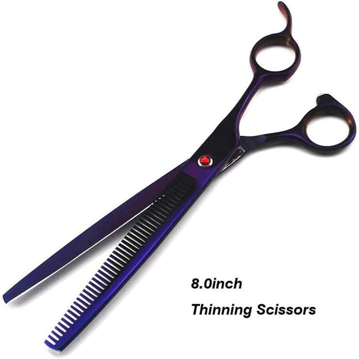 Професійні ножиці для собак, вигнуті ножиці, ножиці для стрижки шерсті собак, набір з нержавіючої сталі, підходять для стрижки шерсті тварин