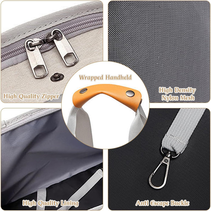 Сумка для тварин Bebeibon на одне плече, велика, світло-бежева