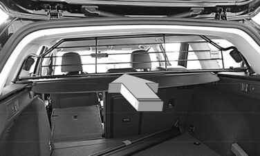 Перегородка/Сітка для VW Golf VII Variant Kleinmetall Masterline