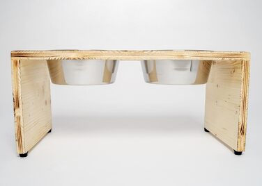 Підвищений годівниця для собак Basic 2x1600 мл, 23 см - для середніх та великих собак