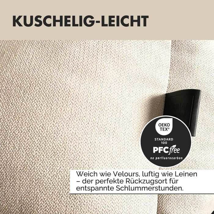 Ортопедичне ліжко для собак Emma | Кошик для собак | Для маленьких та середніх собак (Бежевий, 85x65 см)