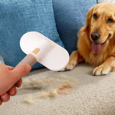 Півняк для догляду за тваринами: щітка з неслизькою ручкою для видалення шерсті собак та котів, масаж та очищення підшерстка. Ідеально для дому, квартири, офісу, студентського гуртожитку