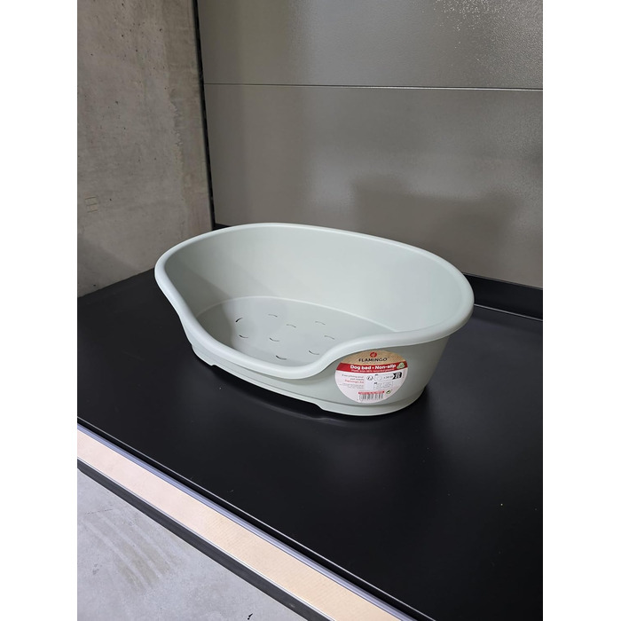 Крізь для собак Flamingo Tuck – Овальне, зелене | Розмір M (70 × 47 × 22 см) | Практичне, стильне та легко миється!