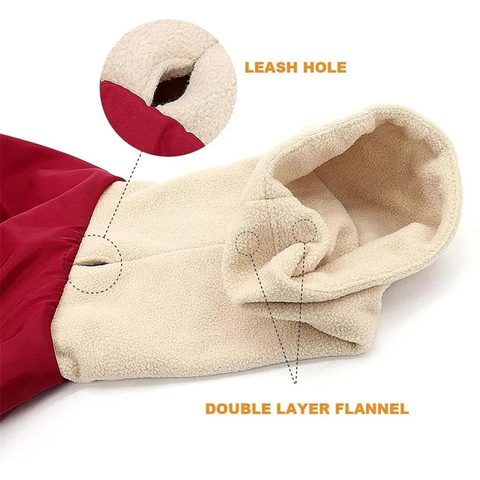 Теплий зимовий халат для Віппет та Віндгаунд, Lingtons, Італійський Віндгаунд, флісова куртка для собак середнього та великого розміру (Колір: Кофе L Кофе)