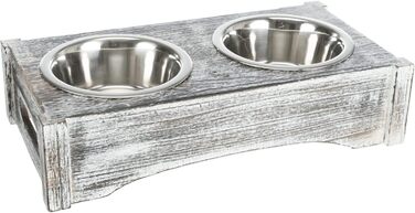 TRIXIE автоматична годівниця для собак, біла, 2 × 0,75 л, 15 см, 42×10×22 см
