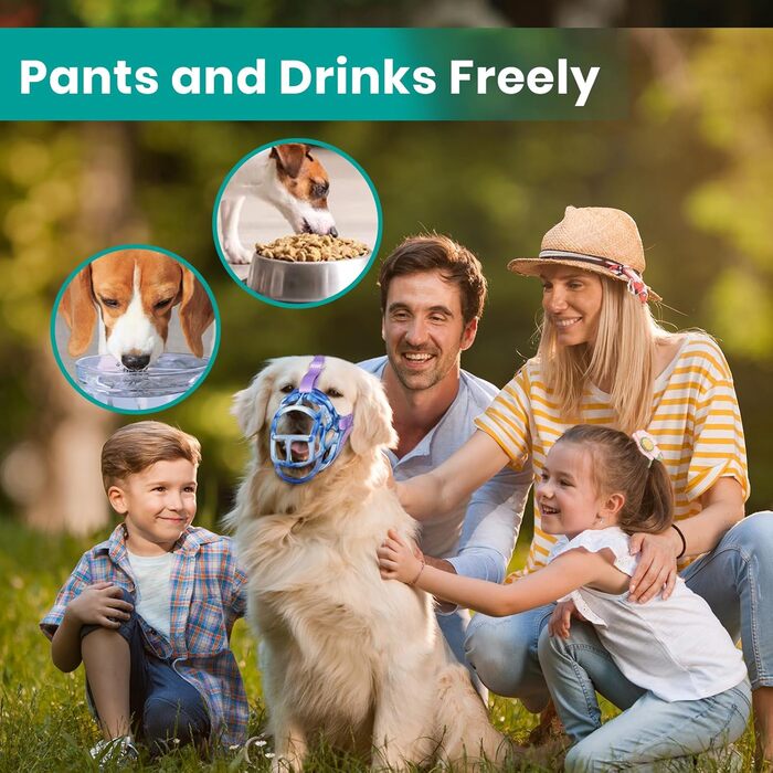 Майтка для собак: зручна, дихаюча, для дресирування та грумінгу (Blue, SIZE 6)