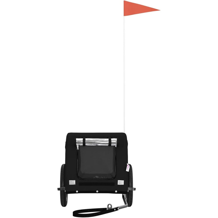 Зручний та безпечний велосипедний причіп для собак Robuster Oxford, чорний, до 30 кг, модель 93996