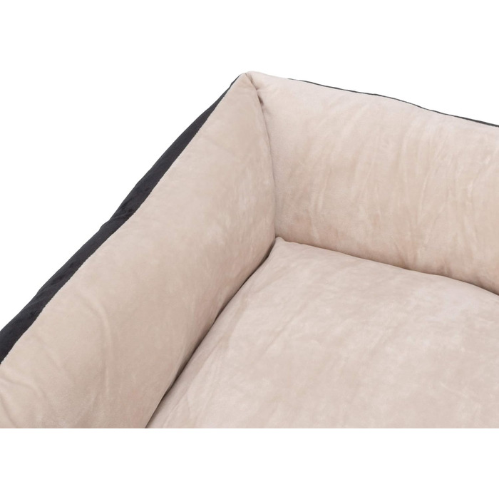 Крісло-ліжко для собак Buddy, чорне, M (85x70 см), знімний чохол