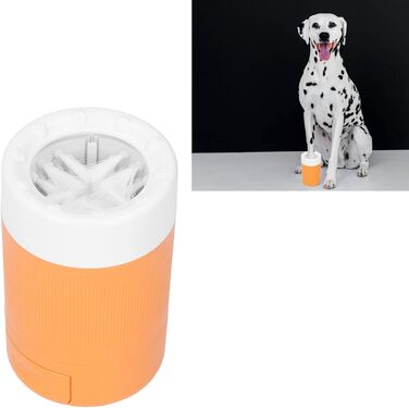 Очищувач лап для собак MENDUNER: для маленьких, середніх та великих порід (сірий, помаранчевий)