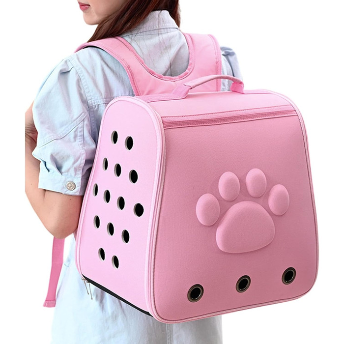 Трансформер-переноска для котів та маленьких собак | Легка, дихаюча переноска-рюкзак для тварин | Міцна переноска для котів та собак