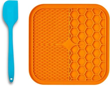 Лежак-іграшка для собак та котів Foodie Puppies: килимок для повільного годування з силікону з присоскою, IQ-іграшка, для всіх порід