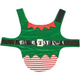Костюм ельфа для собак Balacoo на Різдво, святкова одяг для домашніх тварин, костюм для собак на вечірку, косплей, аксесуари (зелений, L)