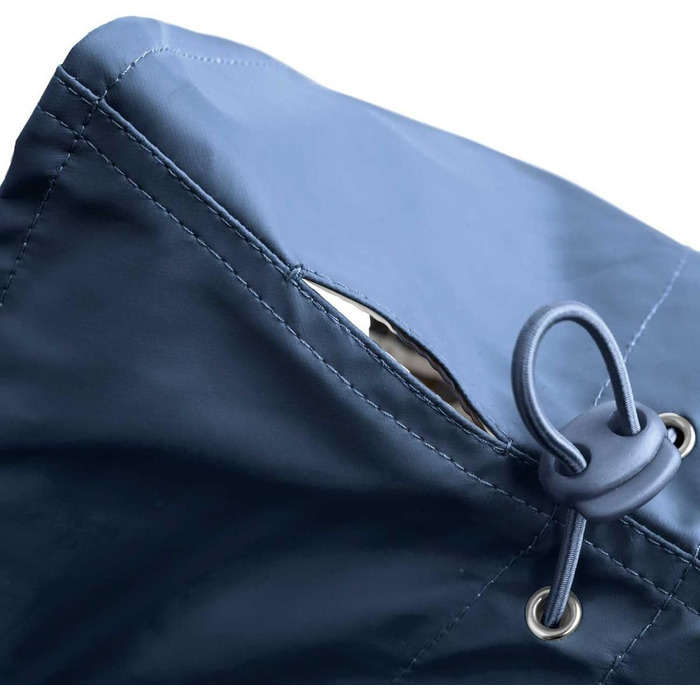 Дощовик для собак Hunter Milford, поліестер, блакитний, розмір 75