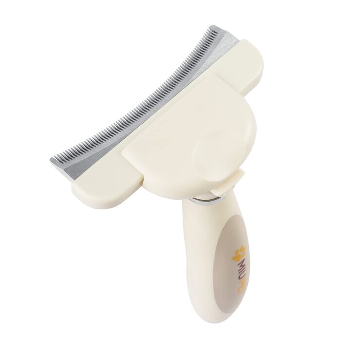 Щітка для вичісування собак та котів з вигнутим краєм, самоочисна, зменшує випадіння шерсті на 95%, професійний інструмент для грумінгу