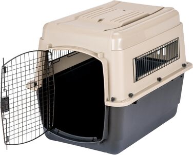 Переноска для собак Trixie Vari Kennel V 81 см, чорна/бежева
