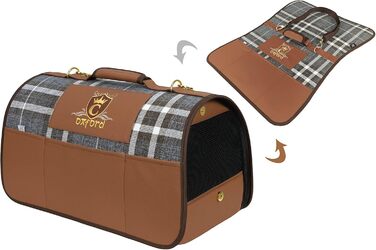 Транспортна переноска для собак та котів Cazo Oxford, 50x27x26 см, LXD0901