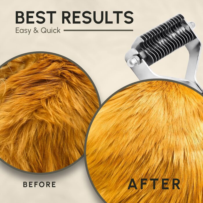 Інструмент для вичісування підшерстка собак та котів FLAMIA & JABZ (16 лез)