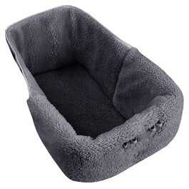 Захисний чохол для візка для собак - водонепроникний, з подушкою | Магнітна підкладка для транспортування, прогулянок, пляжу, ветеринара, сірий