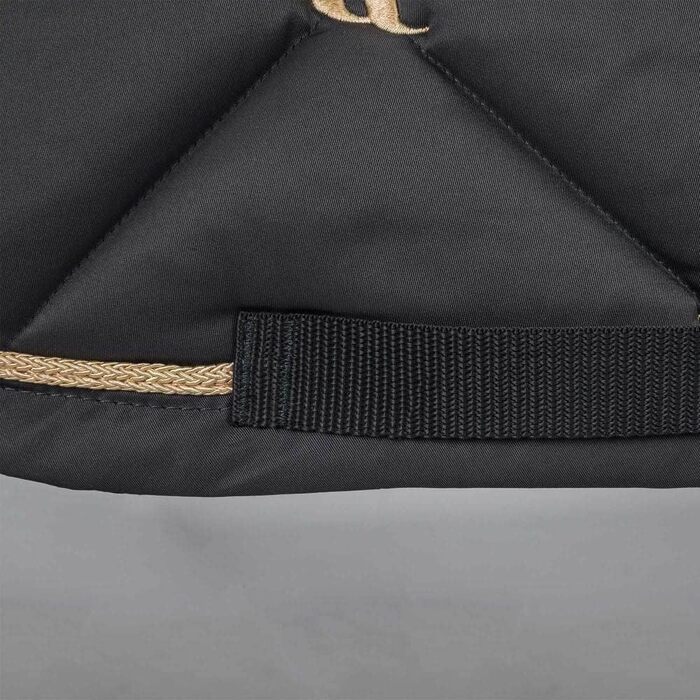 Schabracke Back on Track Night Collection Dressur Graphite grau Full - підкова для коней