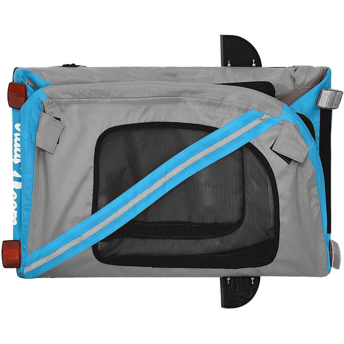 Фармінге для собак Gecheer: міцний та комфортний причіп з оксфордської тканини, блакитно-сірий