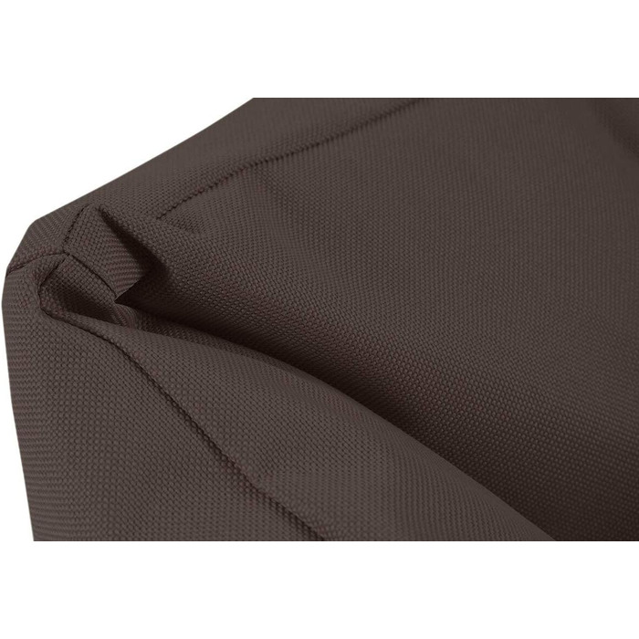 Ліжко для собак Knuffelwuff Finlay XL 105x75 см коричневе з нейлону, знімний чохол, високі борти, легко чиститься, для великих, середніх і малих порід