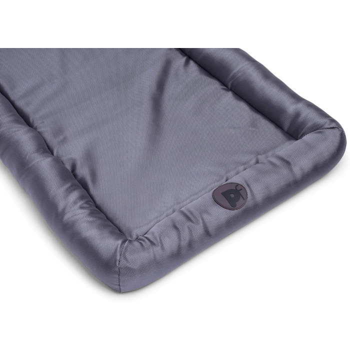 Матрац для собак Petface з memory foam, водовідштовхувальний, сірий, розмір 70 x 43 x 8 см