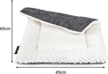 Килимок-підстилка Lionto для собак та котів, зігріваючий, 75x55 см, сірий