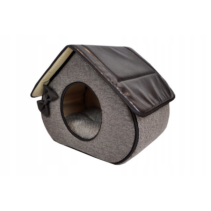 Ліжко-будиночок SjestaPupila для собак та котів, розмір S (30x30 см)