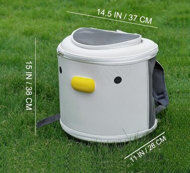 Рюкзак для домашніх тварин: переноска для собак та котів вагою до 15 кг