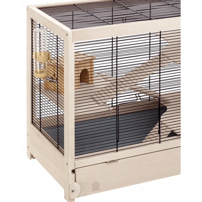 Дерев'яна клітка для гризунів FERPLAST HAMSTERVILLE, 60x34x49 см