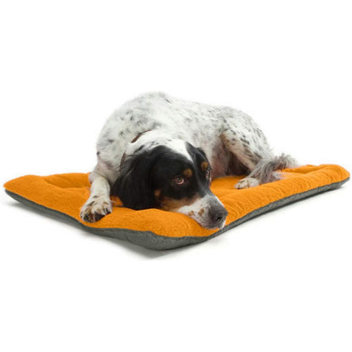 М'яка підстилка для собак та котів з мікроплюшу, червона, розмір L (89x56x4 см)