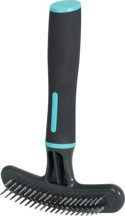 Щітка для собак Zolux ANAH з подвійним стріжнем, 39 зубців - проти ковтунів та випадаючого волосся