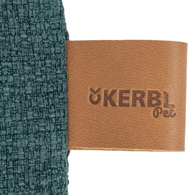 Матрац для собак Kerbl Oliver з піною з пам'яті, для собак з проблемами суглобів, ортопедичний, знімний чохол, Made in Italy, коричневий, 80x50x8 см