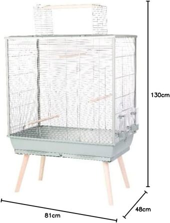 Клітка для птахів ZOLUX NEOLIFE 80, зелена