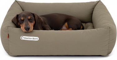 Ортопедичне ліжко для собак Doctor Bark - зручне та гігієнічне, 70x60 см, золото-коричневе (S)