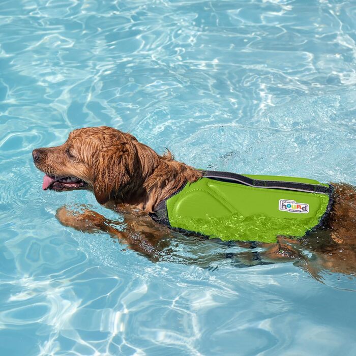 Рятувальний жилет для собак Outward Hound Dawson Swim, зелений, розмір XL