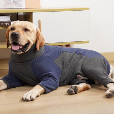 Флісова куртка для собак, теплий зимовий плащ, водолазка з шнурком, регульована посадка для малих, середніх та великих собак